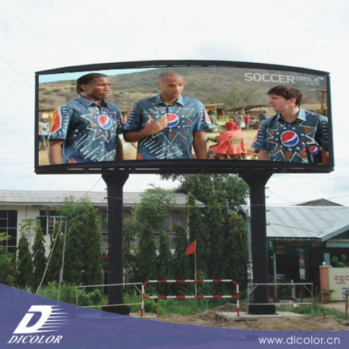 P16 Curved Outdoor Led Screen Display Boards For Sports Stadiums Di-waa6