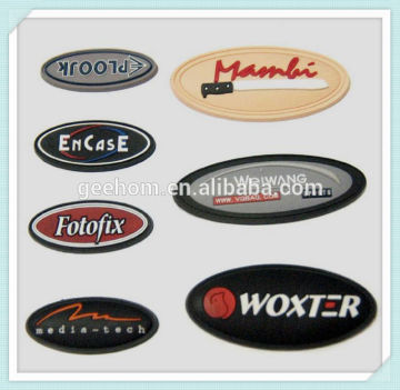 custom pvc garment main label