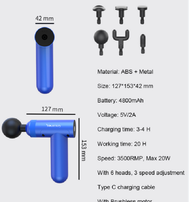 Mini Massage Gun Details 5