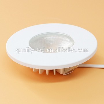 Recessed or surface mounted puck LED cabinet light DC12V 24V 3W