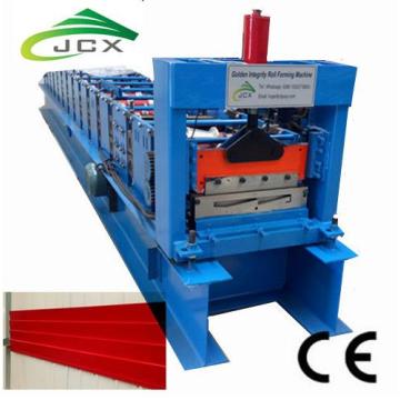 Cuaca Dewan Dinding Cladding Sheet Roll Forming Machine