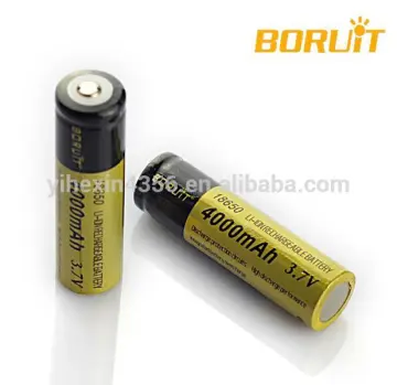 Boruit 4000mAh 18650 Li-ion Rechargeable Battery