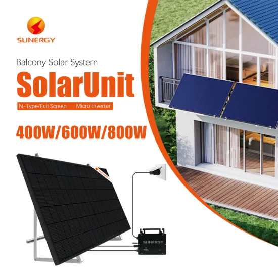 Europe Warehouse 800W Balcony Solar Panel System with Micro Inverter