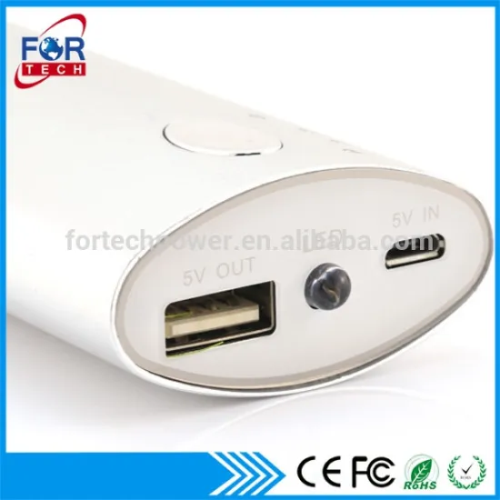 Shenzhen Technology New Products 18650 Battery Flashlight Power Bank 7000mAh with Custom Logo