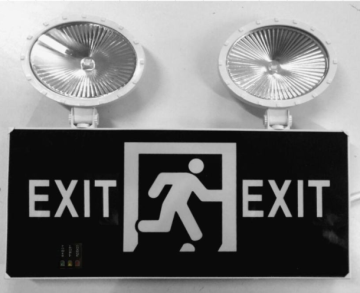 LED EXIT SIGN & EMERGENCY LIGHT