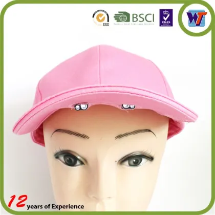 Hot cake led baseball cap Cotton Baseball Cap With Built-in LED Light