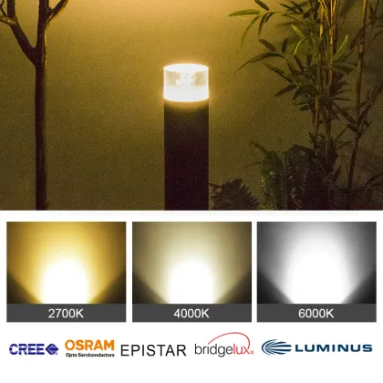 6W Top Lighting Aluminum Garden LED Bollard Lamp