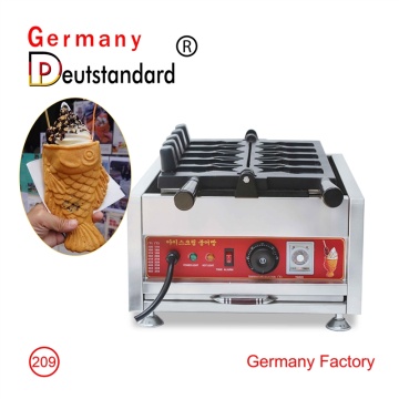 Single Plate Eis Taiyaki Waffeleisen Maschine