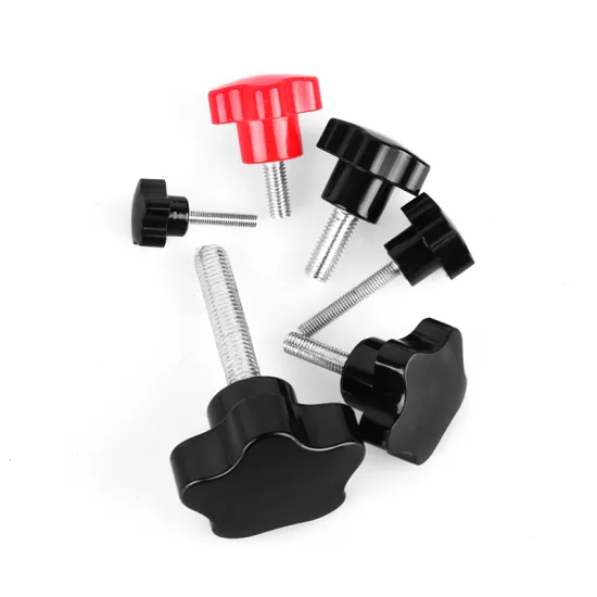 High Quality Five Lobes Knob Thread CNC Machine Equipment with Bakelite Nylon Knob Handle and Screw for Industrial Use