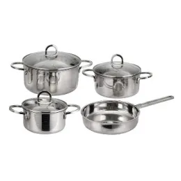 stainless steel funny kitchen set