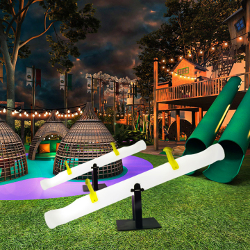 Waterproof LED Garden Seesaw Bench