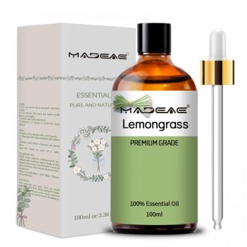 Aromatherapy nyasi ya limau mafuta muhimu ya asili ya lemongrass
