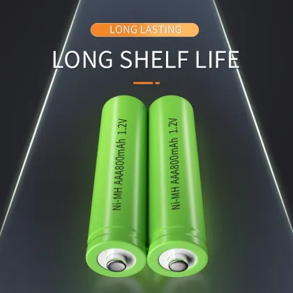 800mAh AAA 1.2V Nickel Metal Hydride (Ni-MH) Rechargeable Batteries for Toys