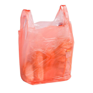 Bolsa de plastico con asa para chaleco bolsa para mercado humedo mercado de alimentos o tienda