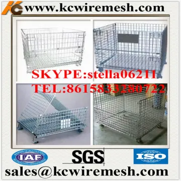 Here!!! Factory!!!!!!! KangChen Industrial heavy duty rigid storage welded wire mesh container