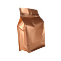 Tilpasset design mylar aluminiumsfolie en vej ventil ziplock 500g kaffepose engros