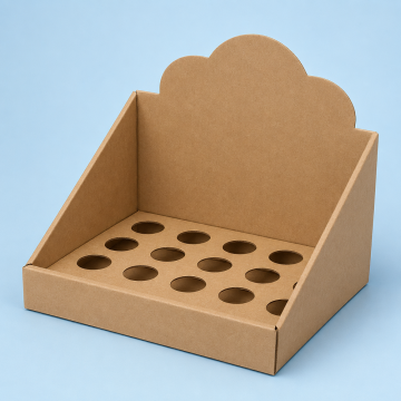 Premium Kraft Cardboard Open Top Display Box