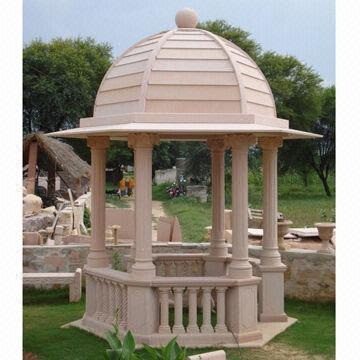 Classic Column Natural Marble Pavilion, Customized Designs are Accepted