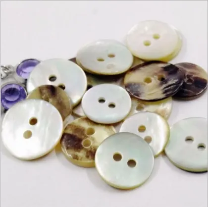 Different Types Of flower shell button