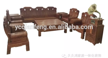 Luxury Solid wood Sofa Set