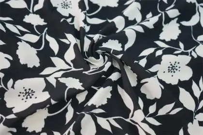 100% Printed Rayon Crepe Viscose Rayon Crepe Fabric