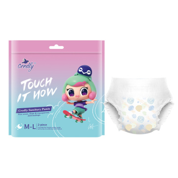 Pantalones de período de productos de higiene menstrual transpirables suaves