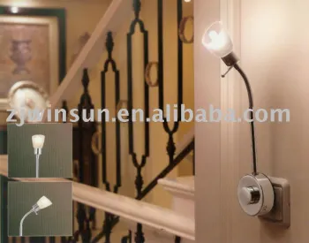 universal flex lamp with 3 shape lampshade for choose