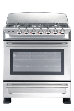 5 Burners Free Standing Electric Gas Oven