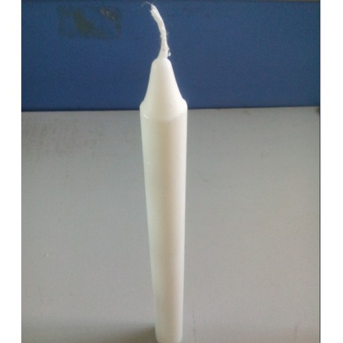 Pure white wax taper stick candle velas bougies