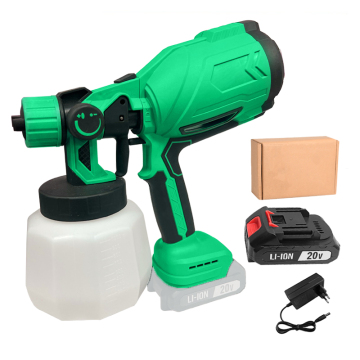 Pulverizador de tinta sem fio com controle de fluxo ajustável para projetos domésticos