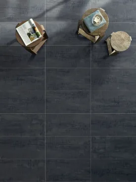 Black color Vitrified porcelain non slip outdoor floor tile price 600x600mm HYT6004L