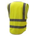 Knitted fabric hiviz safety reflective vest