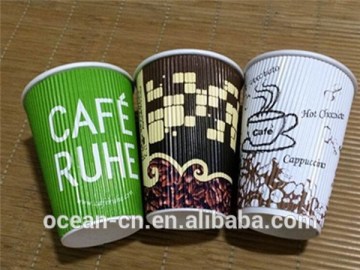 Environmental ink printing paper coffee cup