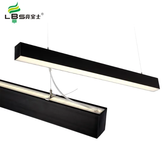 Hot Selling Aluminum Silver 36W 1200MM Suspended LED Pendant Light at Office Supermarket