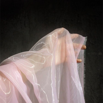 Wholesale Collection: Premium Textile Fabrics - Brocade, Satin, Tulle, Chiffon, Crystal Silk, Liquid Organza in Pink and 100% Polyester