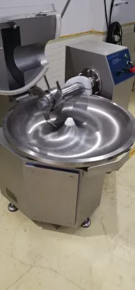 Sausage processing machine of bowl cutter