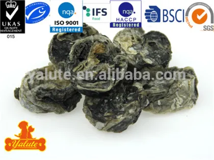 Dog treats with fish MSC certification