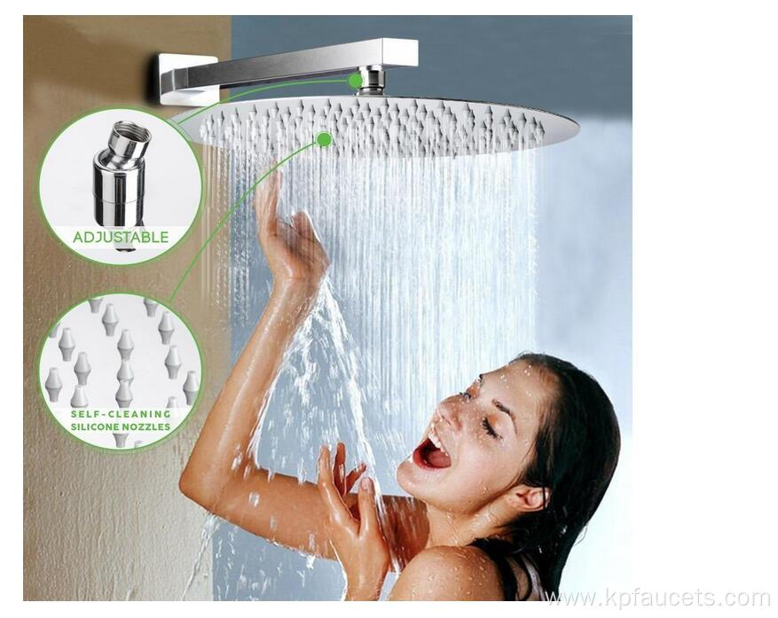 thin stainless steel chrome rain shower High pressure ultra