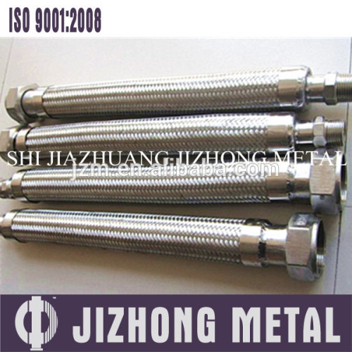 high quality stainless steel flexible hose with male fitting made in Hebei China