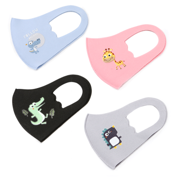 Breathable reusable space ice silk masks for children