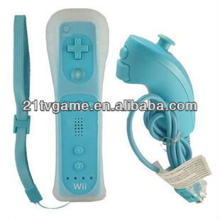 Hot Selling For WII Nunchuk+WII Remote Controller For WII Controller