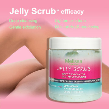 Organic Coconut Shea Butter Whitening Body Scrub with Vitamin C