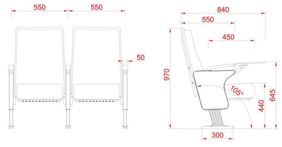 auditorium chairs price list