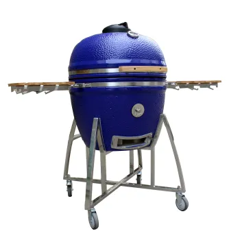 Portable 27 Inch Ceramic Charcoal BBQ Grill for Egg and BBQ - AUPLEX