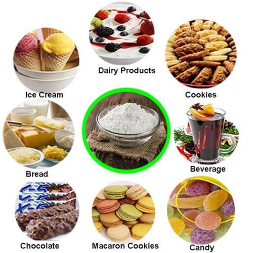 Caloriearm polydextrose voedingsadditief van voedingskwaliteit
