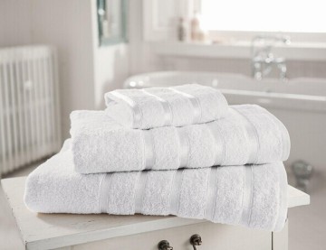 100% Cotton 16/1 5 Star Hotel Bathroom Satin Border Bath Sheet