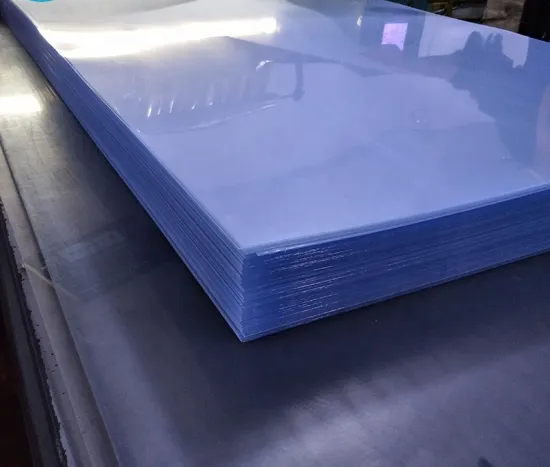 0.5mm Clear Rigid 4x8 PVC Plastic Sheet Transparent