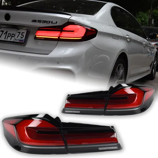 LED Tail Lamps for BMW G30 525i 530i 535i 540i G38 M5 F90 with DRL and Brake Animation