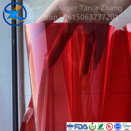 Película de PVC translúcida personalizable de alta calidad
