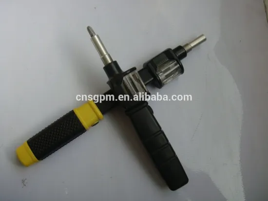 Hot Selling Multifunctional Hand Tools Type 6 In 1 Rotating Screwdriver